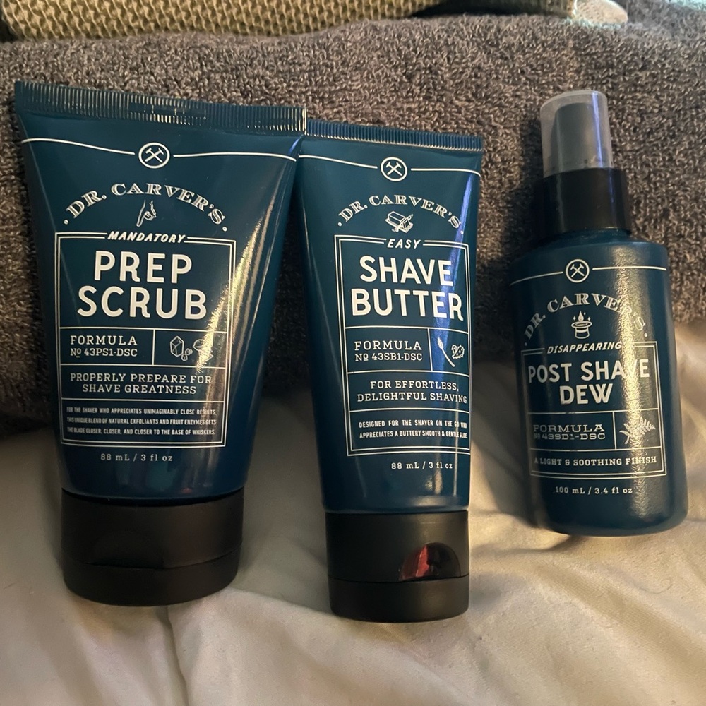 Moisturizing Shaving Set - Blue